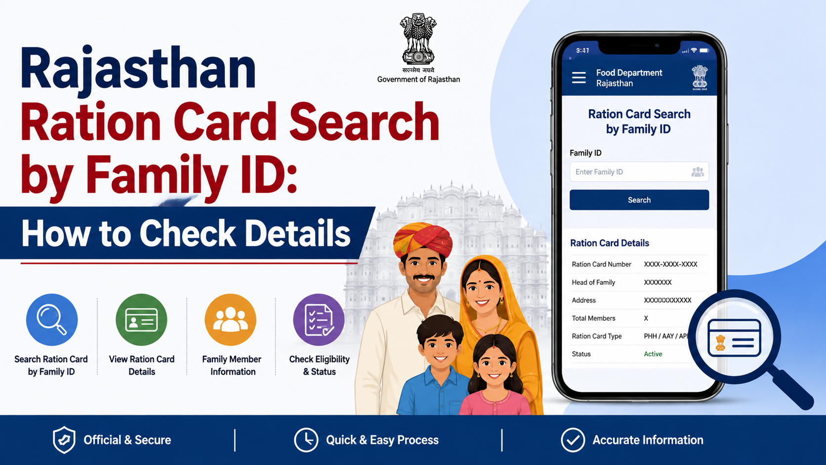 Rajasthan Ration Card Search by Family ID: How to Check Details